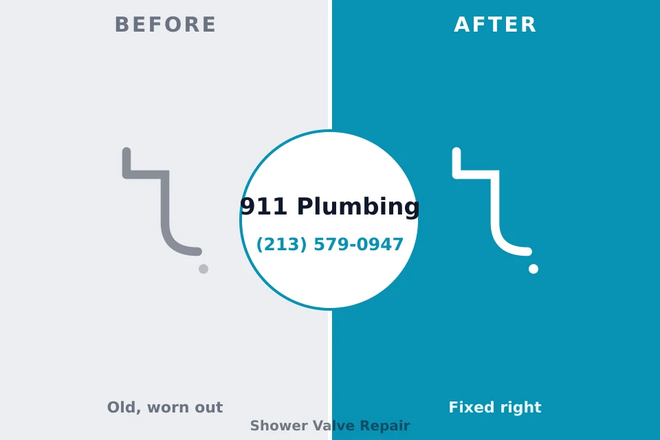 Before and after: plumbing repair Tuckahoe, NY
